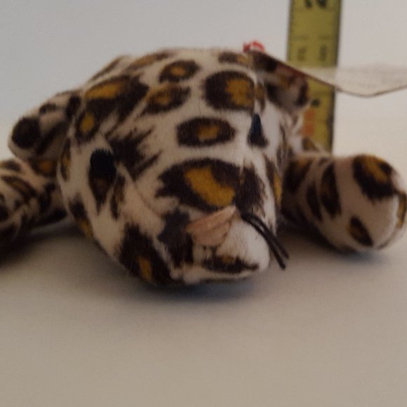 Ty Teenie Beanie Baby Freckles the Leopard 4.5"L x 2"W - Picture 13 of 14
